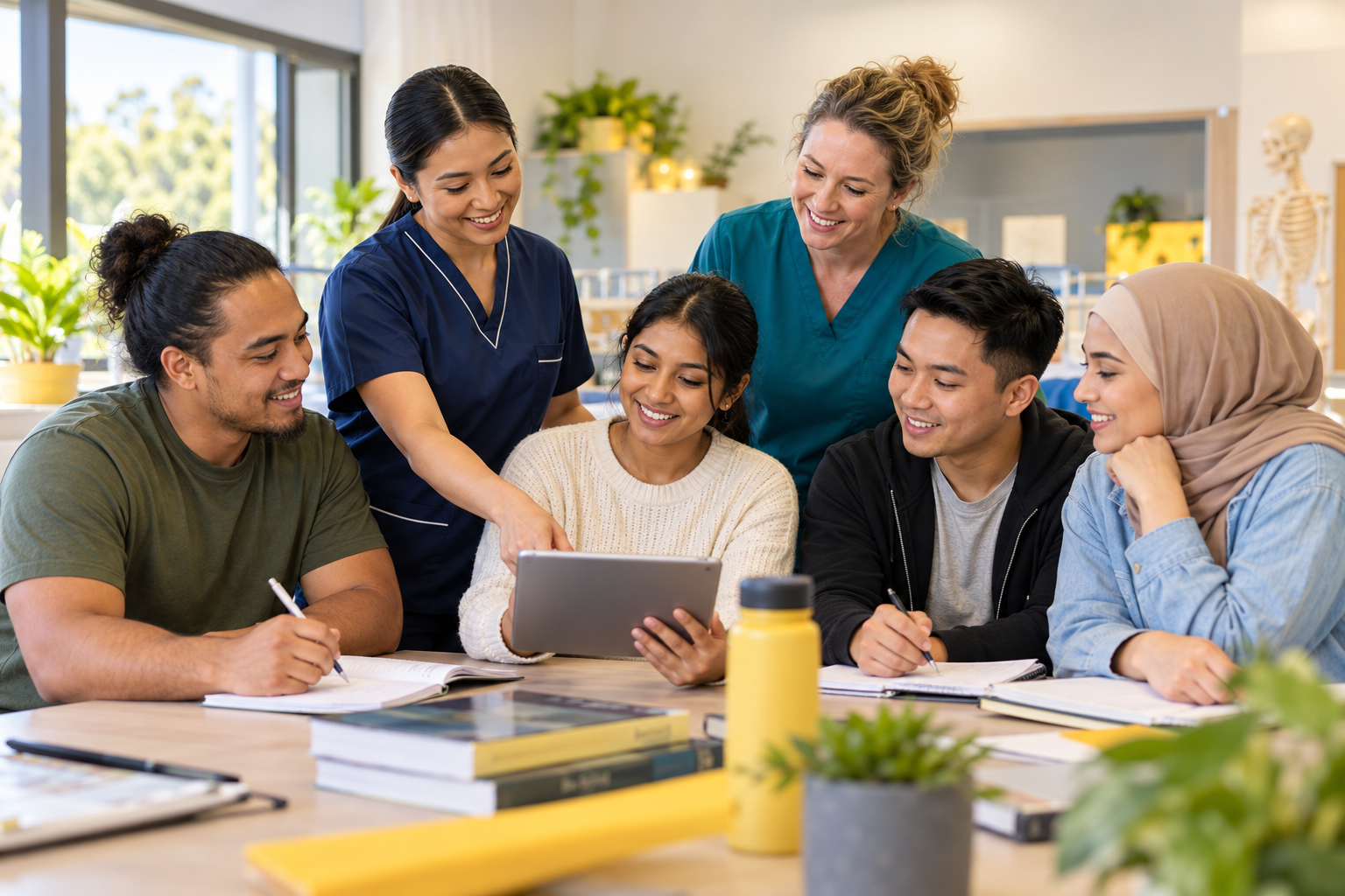 Job Ready Courses learners and aged-care trainers